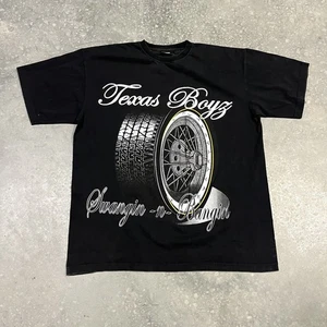 Vintage Texas Boyz T-Shirt Swangin N Bangin Dj Screw Rap T Shirt Sz 3XL Read - Picture 1 of 8