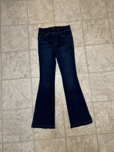 SPANX FLARE Dark Blue Midnight Shade Pull-on Jeans #20327R Small - Picture 1 of 6