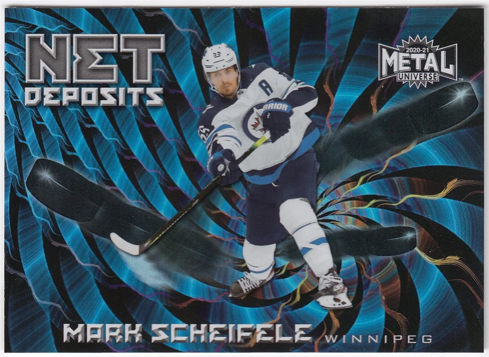 2020-21 Upper Deck Skybox Metal Universe Net Deposits MARK SCHEIFELE #ND-20 Jets - Image 1 of 1