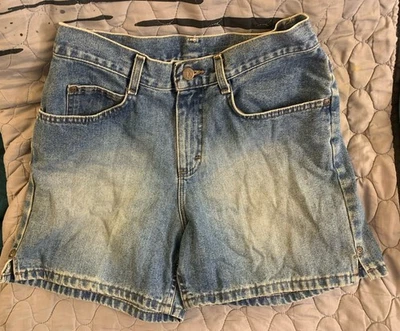 Pantalones cortos de jean Riders azul oscuro para mujer talla 8 M vintage Foto 1 de 4