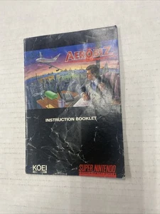 Aerobiz für SNES Anleitung Booklet Manual Only Authenti - Bild 1 von 2