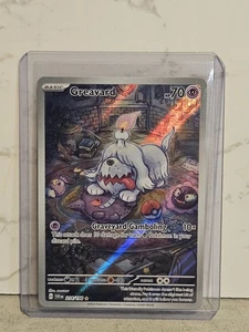 Cartas Pokémon Greavard 214/198 Ilustración Rara Base Escarlata y Violeta - (Nuevo) - Imagen 1 de 3