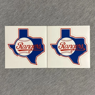 Texas Rangers Logo MLB Weatherproof Decal Sticker 3.75in (2-Pack) - Image 1 of 3