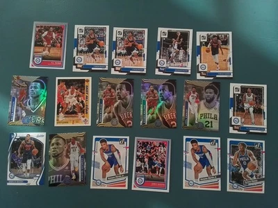 Philadelphia 76ers - Lote de 17 tarjetas - Iverson, Malone, Hawkins, Martin, - Salón de la fama - RC Foto 1 de 4