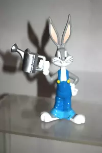 Vtg Bugs Bunny Plastic Toy with Watering Can 1994 Warner Bros - Picture 1 of 4