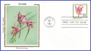 USA4 #2076 U/A COLORANO SILK FDC Wild Pink - Bild 1 von 1