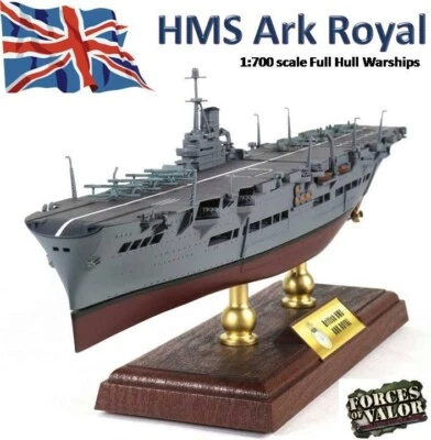 HMS Ark Royal Aircraft Carrier Royal Navy, Norway, FOV Battle ship 1:700 861009A - Image 1 of 4