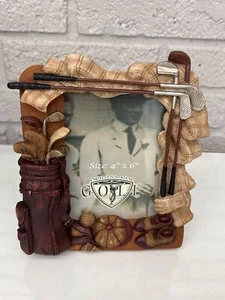 Origins Of Golf Resin Picture Frame 4”x 6” - Picture 1 of 6