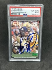 1994 Skybox RC #370 Jerome Bettis #2 PSA/DNA Cert Autographed Steelers Irish
