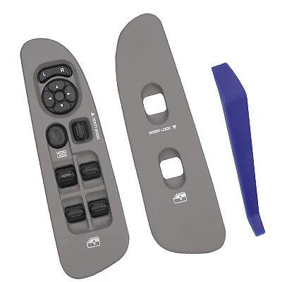 Window Switch Control+Tan Bezel 3PCS Set for 2002-2009 Dodge Ram 1500 2500 3500 Foto 1 de 4