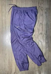 Nocta Northstar Nylon Track Pants Mens Size Medium Purple 2022 Release Nike Tech - Picture 1 of 18