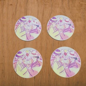 Roshco Coaster Craft Set Of 4 Tea Coffee Love Art CoasterCraft 10129 Coasters - Picture 1 of 7
