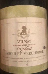 1986 VOLNAY 1er CRU FEILLURES JEROBOAM 3 LITRES JABOULET VERCHERRES - Bild 1 von 2