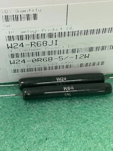 1x W24-R68JI 0.68R 5% 14W Wirewound Resistors - Through Hole 0.68 ohm - Picture 1 of 1