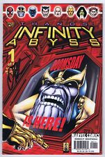 Thanos Infinity Abyss #1 VFNM Signed w/COA Jim Starlin 2002 Marvel Comics