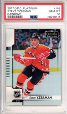 2017-18 O-Pee-Chee Platinum Steve Yzerman 146 Rainbow PSA 10 Red Wings POP 1