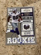 Dez Bryant - 2010 Playoff Contenders 211B White Jersey Rookie Auto Rookie Ticket