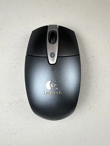 Logitech M-RBB93 Gray/Black Wireless Bluetooth Ergonomic Optical Standard Mouse - Picture 1 of 12
