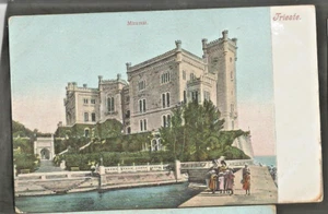 DLQ Early Postcard, Miramare Castle, Trieste - Picture 1 of 1