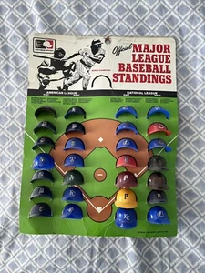 Vintage Original 1984 MLB Baseball Mini Helmet Complete Set 28 Display Rare HTF - Picture 1 of 7