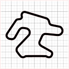 CA – Chuckwalla Valley Raceway Sticker - Race track sticker
