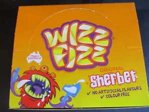 Wizz Fizz Original Sherbet 50 packs per box Fyna Foods Australia - Picture 1 of 3