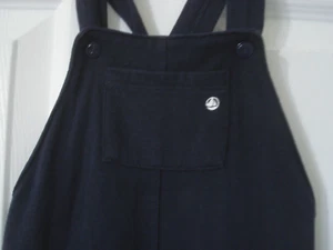 Salopette Petit Bateau Neonato Ragazzo Blu Navy Taglia 24 Mesi NUOVA - Foto 1 di 6