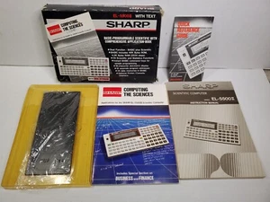Vintage Sharp El-5500II Scientific Pocket Computer With Original Box & Manual - Picture 1 of 6