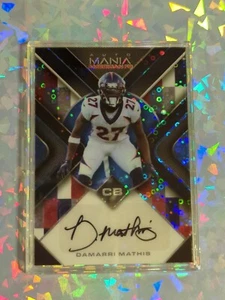 🏈 2022 Damarri Mathis Auto /8 Denver Broncos - Picture 1 of 3