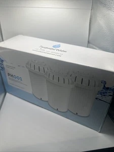 PH001 Ultra Alkaline Water Filter - Advanced Superior Filtration 3-Pack Sealed - Picture 1 of 2