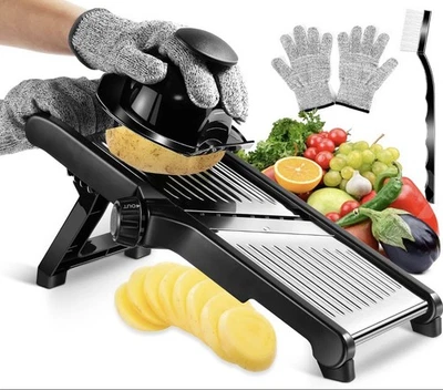 Professional Adjustable Mandolin Slicer Vegetable Cutter Food Fruit Chopper Tool