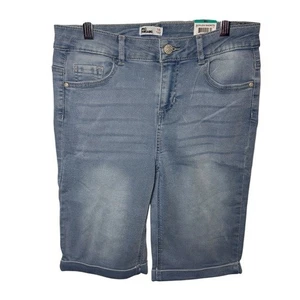 Epic Threads Big Girls Thompson Wash Denim Bermuda Replen Shorts NWT - Picture 1 of 5