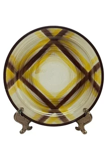 Vernon Kilns Organdie Dinner Luncheon Plates 9.75” Hand Painted Lot Set Of 2 VTG - Picture 1 of 6