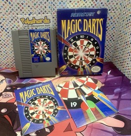 Magic Darts Nes Cib With Poster