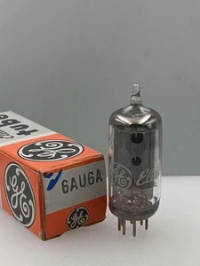 GE 6AU6A NOS NUOVO CON SCATOLA 4150 gm piastra grigia a coste griglia in rame Halo Get Serious Tube B140 - Foto 1 di 4