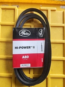 "Cinturón en V Gates A80 Hi-Power II sección clásica envuelto 1/2"" x 82""" - Imagen 1 de 1