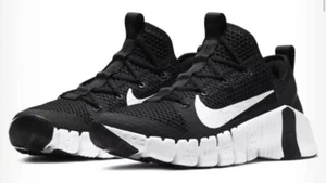 Nike Free Metcon 3 Mens Training Shoes Black White CJ0861-010 NEW 11.5 - Picture 1 of 9