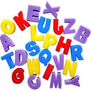 Alphabet Sponges Foam Capital Painting Letters Kids Activities Arts Craft - Picture 1 of 5