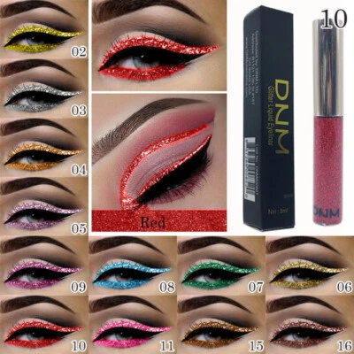 Glitter Sequin Liquid Eyeliner Diamond Eyeshadow Eye Makeup Waterproof Beauty🔥 - Image 1 of 4