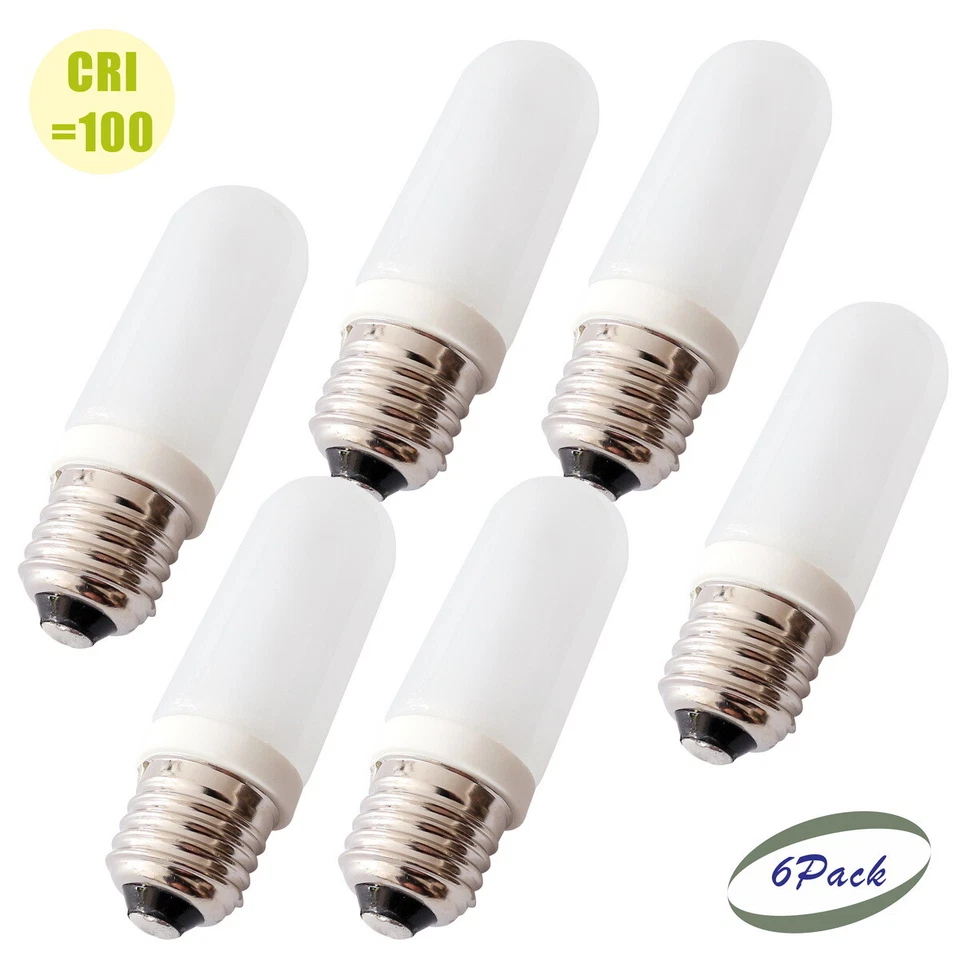6 x Halogen JDD Photo Studio Modeling Light Bulb 110V E26 E27 75W 100W 150W 250W - Image 1 of 4