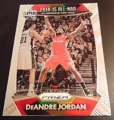 2015-16 Panini Prizm All-NBA DeAndre Jordan #393~Los Angeles Clipppers - Image 1 of 2
