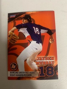 2021 Jayden Murray Card Bowling Green Hot Rods Team Card