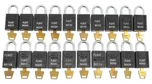LOT OF 20 AMERICAN LOCK A1105BLK Anodized Aluminum Safety Padlock Lockout Tagout - Picture 1 of 5