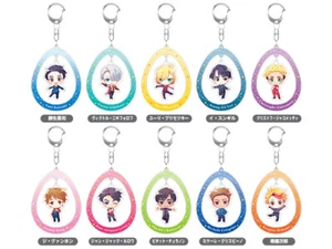 YURI ON ICE - Acrylic Yurayura Keychain - Katsuki Victor Plisetsky Phichit Jean - Picture 1 of 11