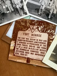 Sammlung Fort Monroe, Hampton Virginia Fotos etc. 8x10s - Bild 1 von 12