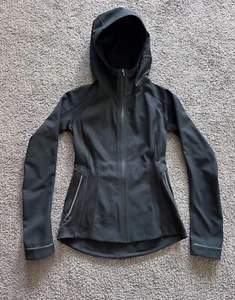 Lululemon Gr. 2 Cross Chill Damen Jacke reflektierende Daumenlöcher schwarz Repelshell - Bild 1 von 24