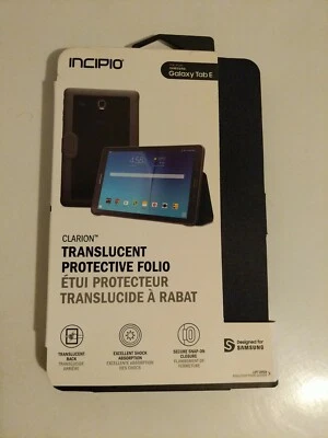 Funda Incipio Folio Clarion Amortiguadora para Samsung Galaxy Tab E - Negra Foto 1 de 4