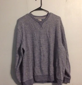 Original Weatherproof Vintage Blue Heathered Sweater XL Men's Pullover Crewneck - Picture 1 of 4