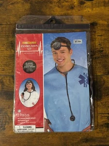 Stethoscope & Doctor Reflector Examination Kit 2pcs Dress Up Pretend Play - Picture 1 of 3