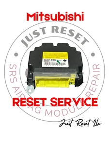 FITS ALL MITSUBISHI -SRS - MODULE RESET CRASH CODE CLEAR RESET SERVICE - Bild 1 von 4